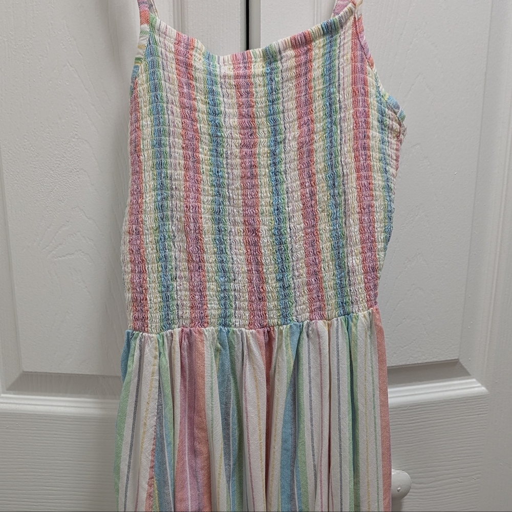 Angie Pastel Striped Mini Dress
